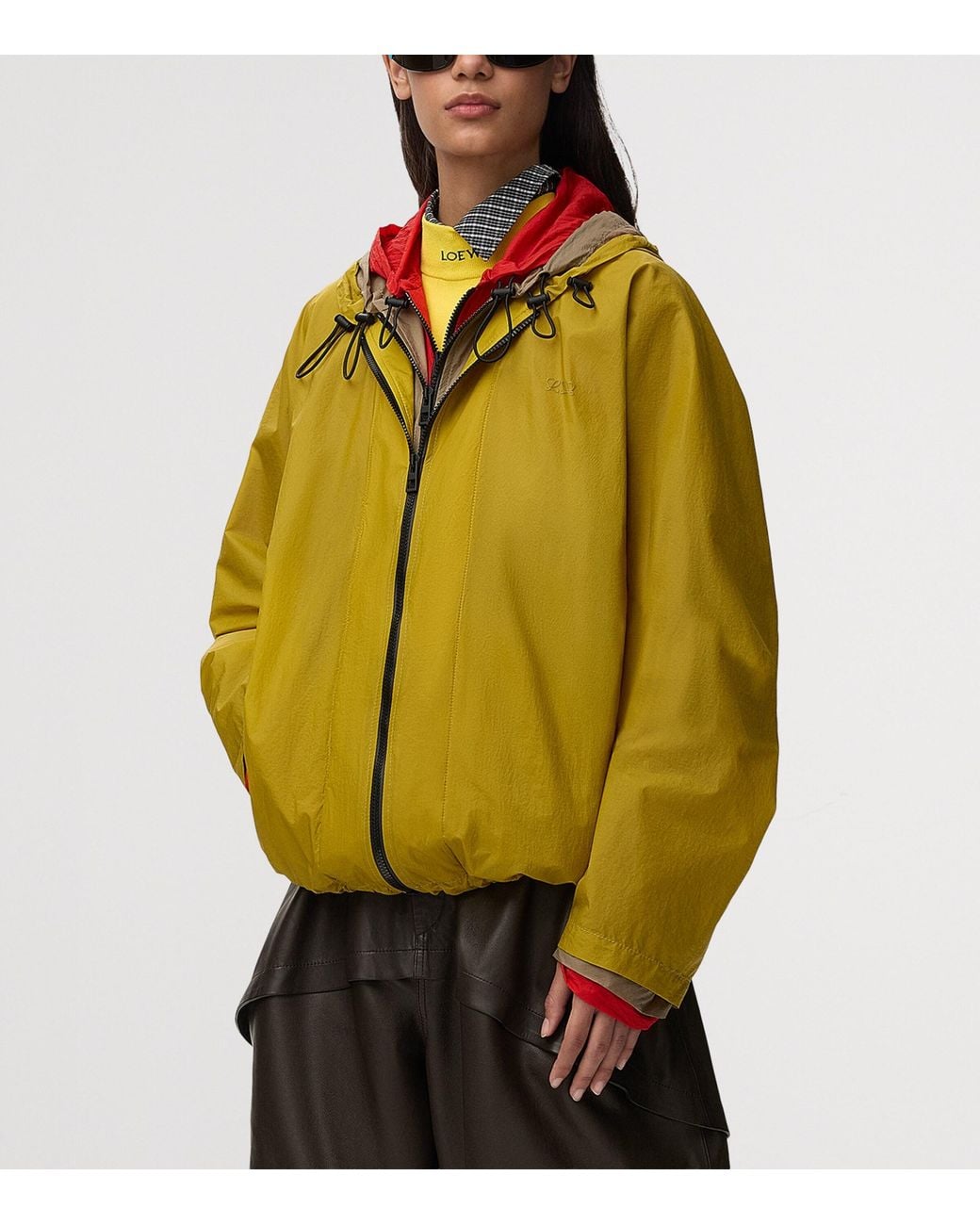 Loewe Yellow Technical Layered Jacket