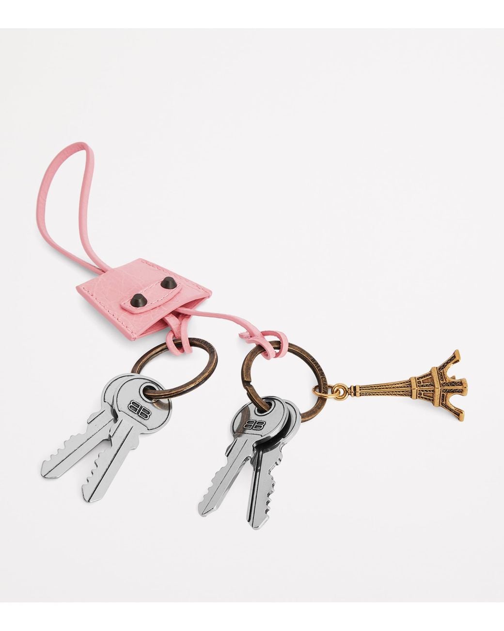 Balenciaga Pink Le City Bag Charm