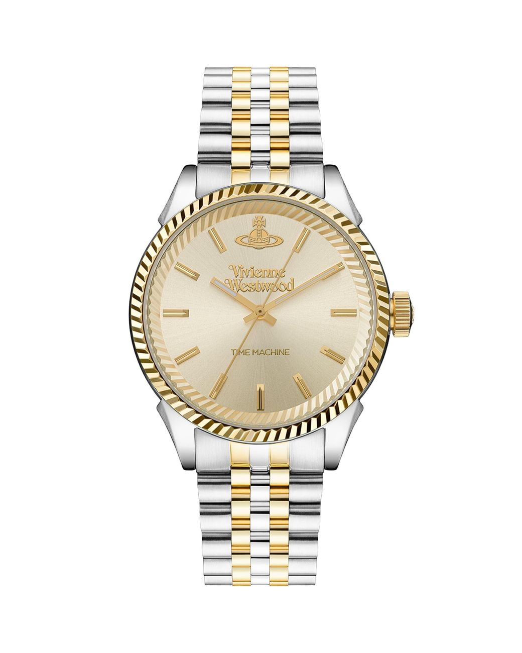 Vivienne Westwood Metallic Stainless Steel Seymour Homme Watch for men