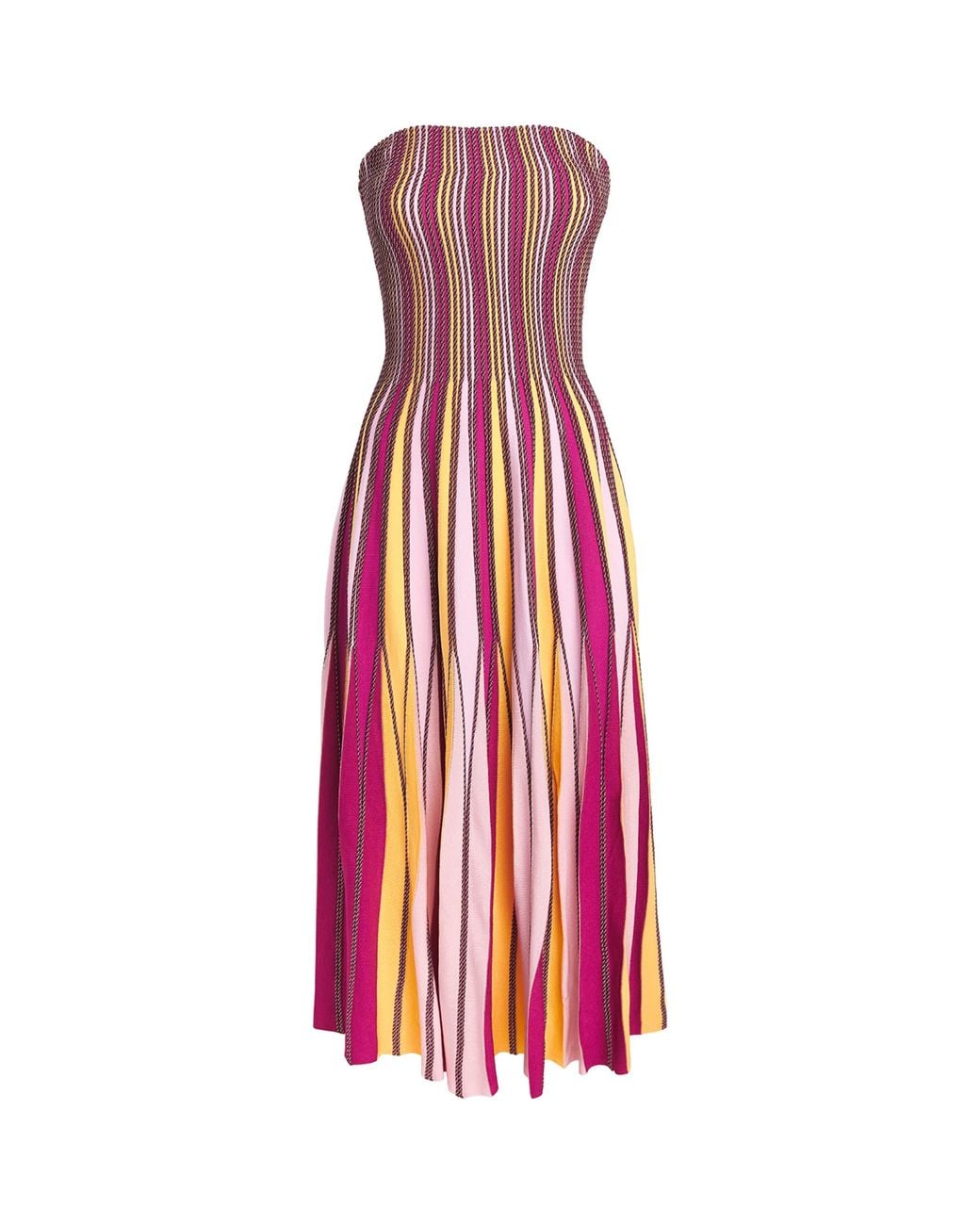 Jonathan Simkhai Red Knitted Soleil Midi Dress