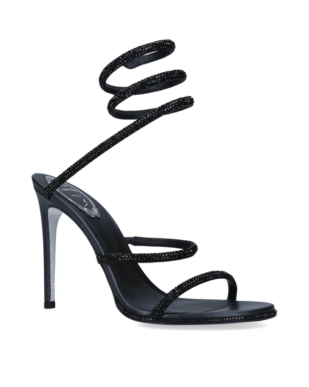 Rene Caovilla Blue Embellished Cleo Sandals 105