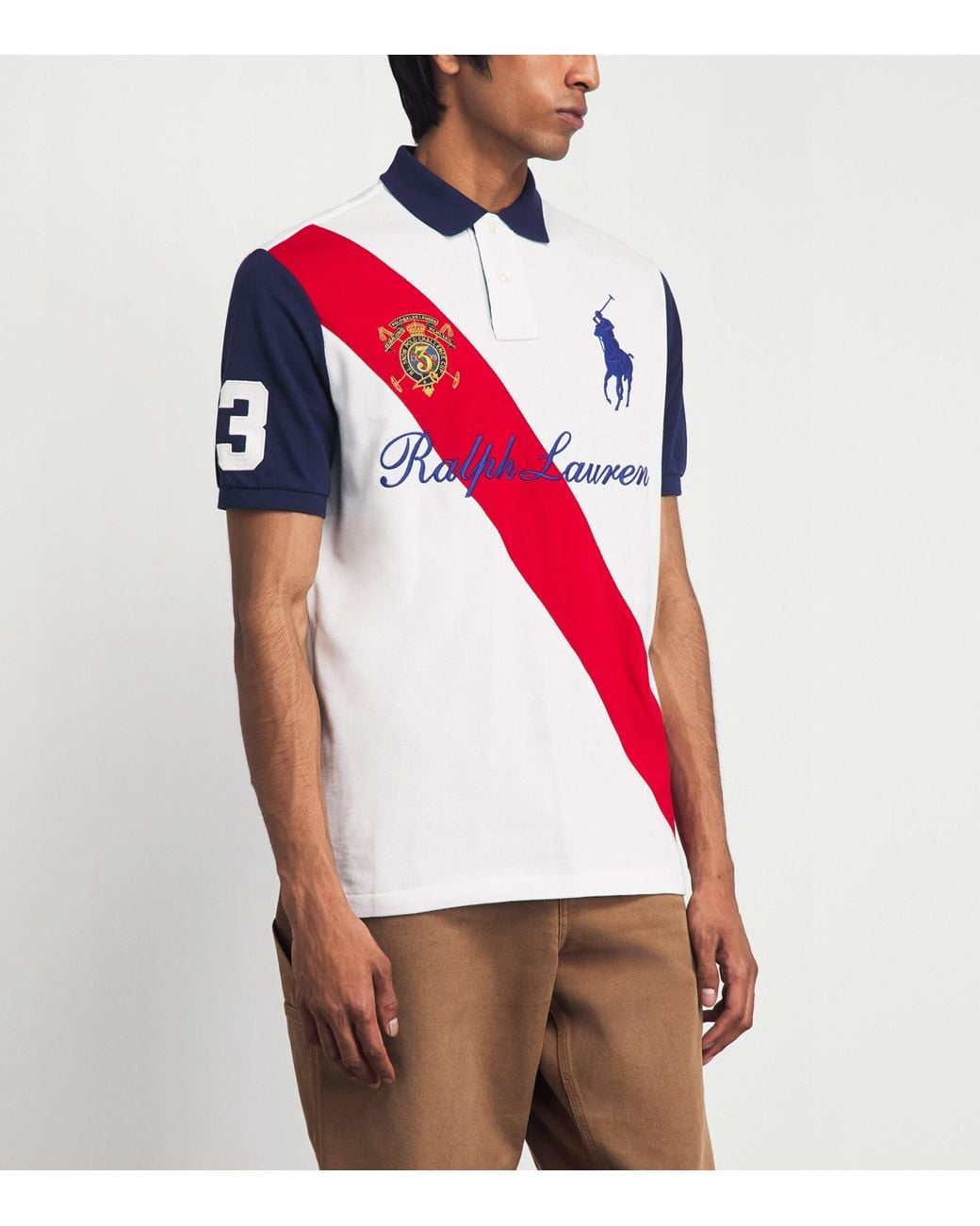 Polo Ralph Lauren Red Cotton Big Pony Polo Shirt for men