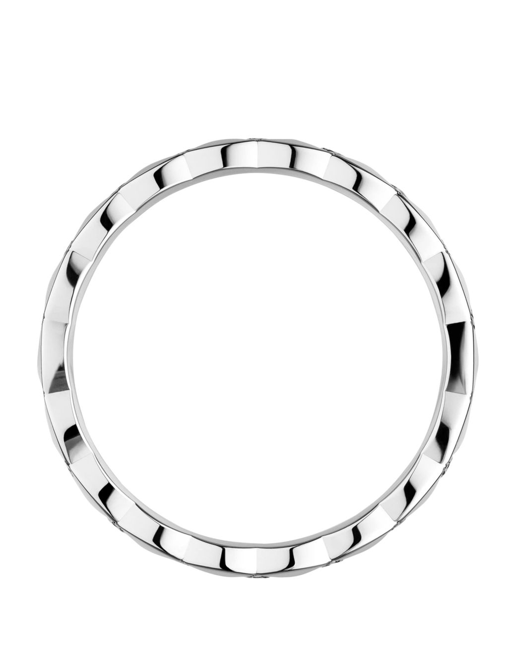 Chanel Metallic And Diamond Coco Crush Ring