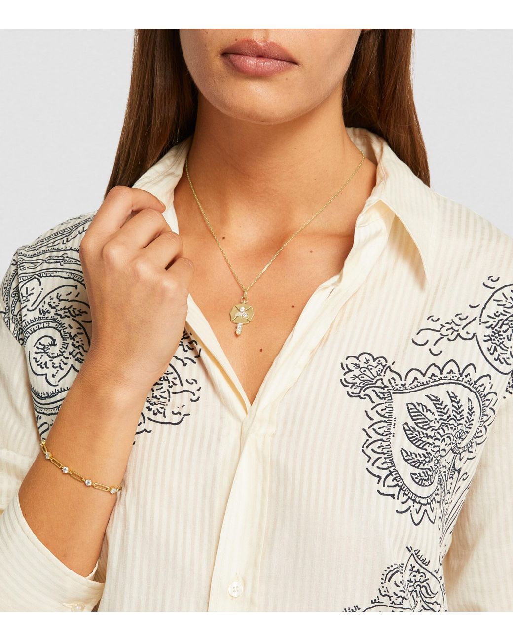Jade Trau White Chain Necklace
