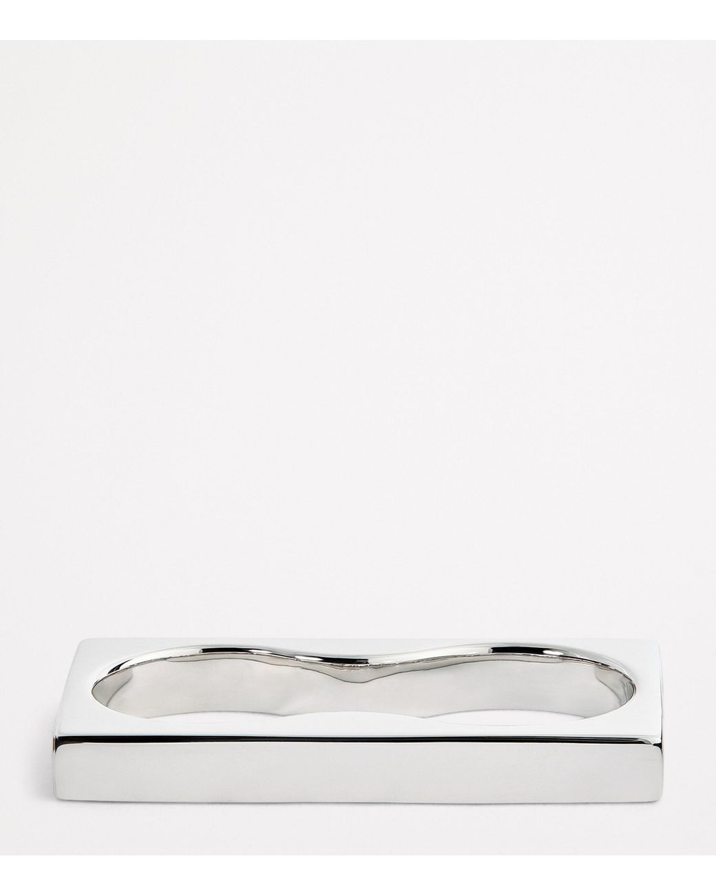 Tom Wood White Sterling Double Square Ring for men