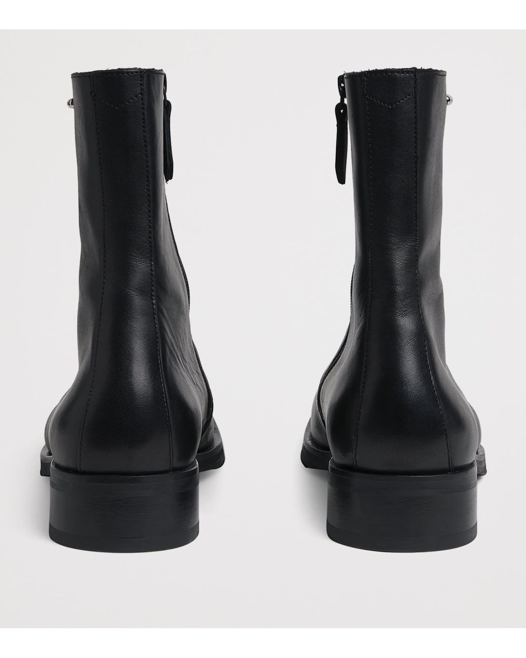 Our Legacy Black Leather Camion Ankle Boots for men