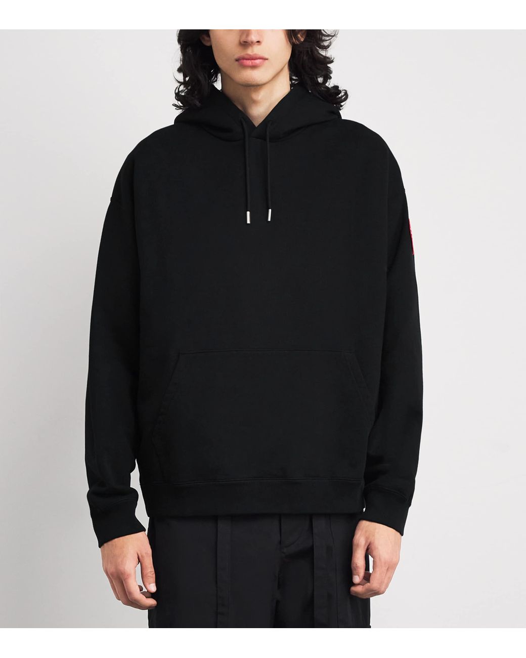 Canada Goose Black Organic Cotton Rove Hoodie for men