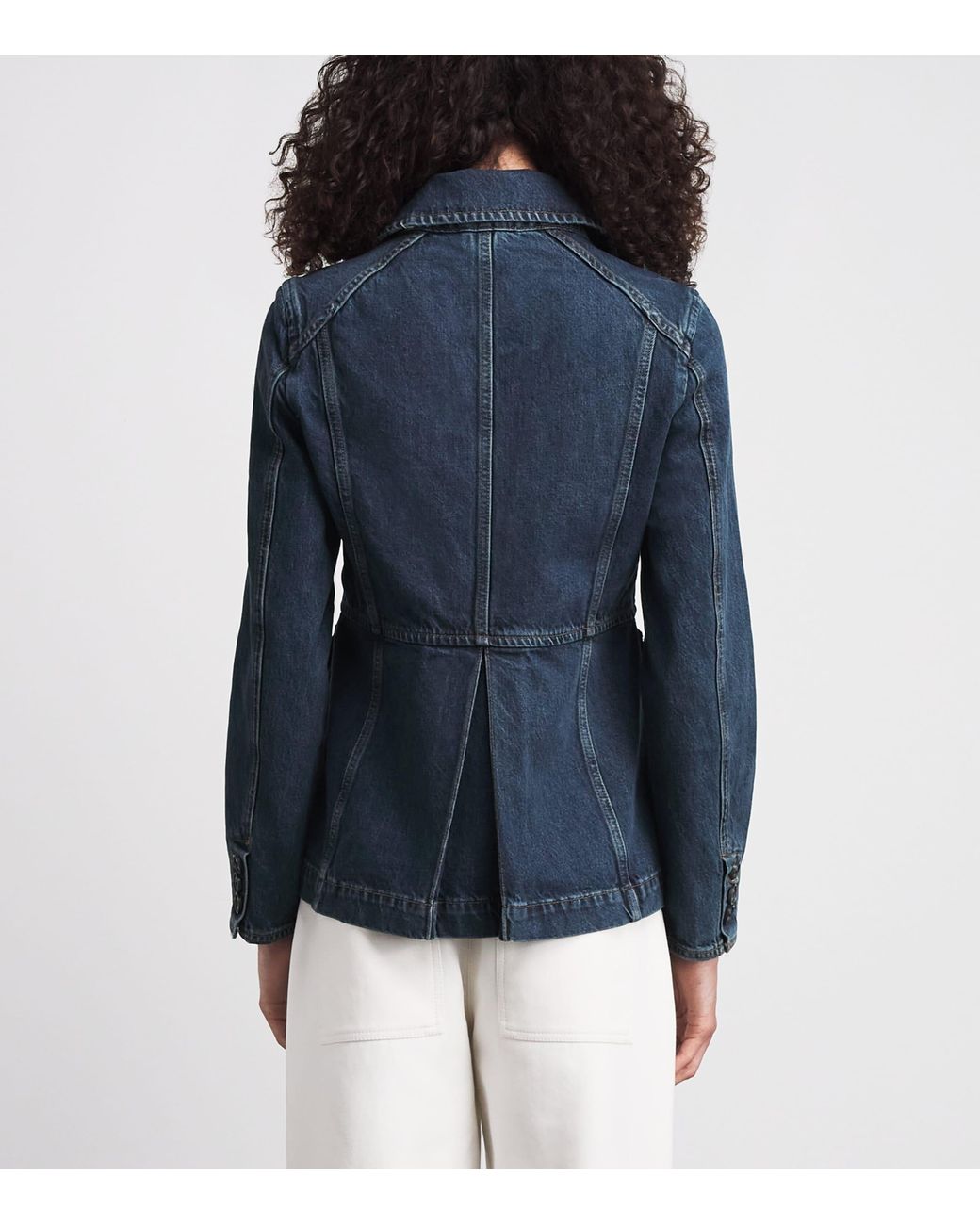ME+EM Blue Denim Utility Jacket