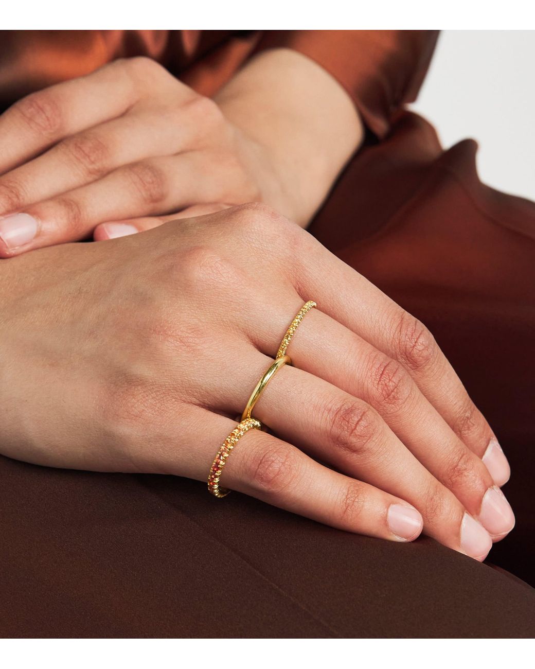 Spinelli Kilcollin Metallic And Sapphire Norah Ring