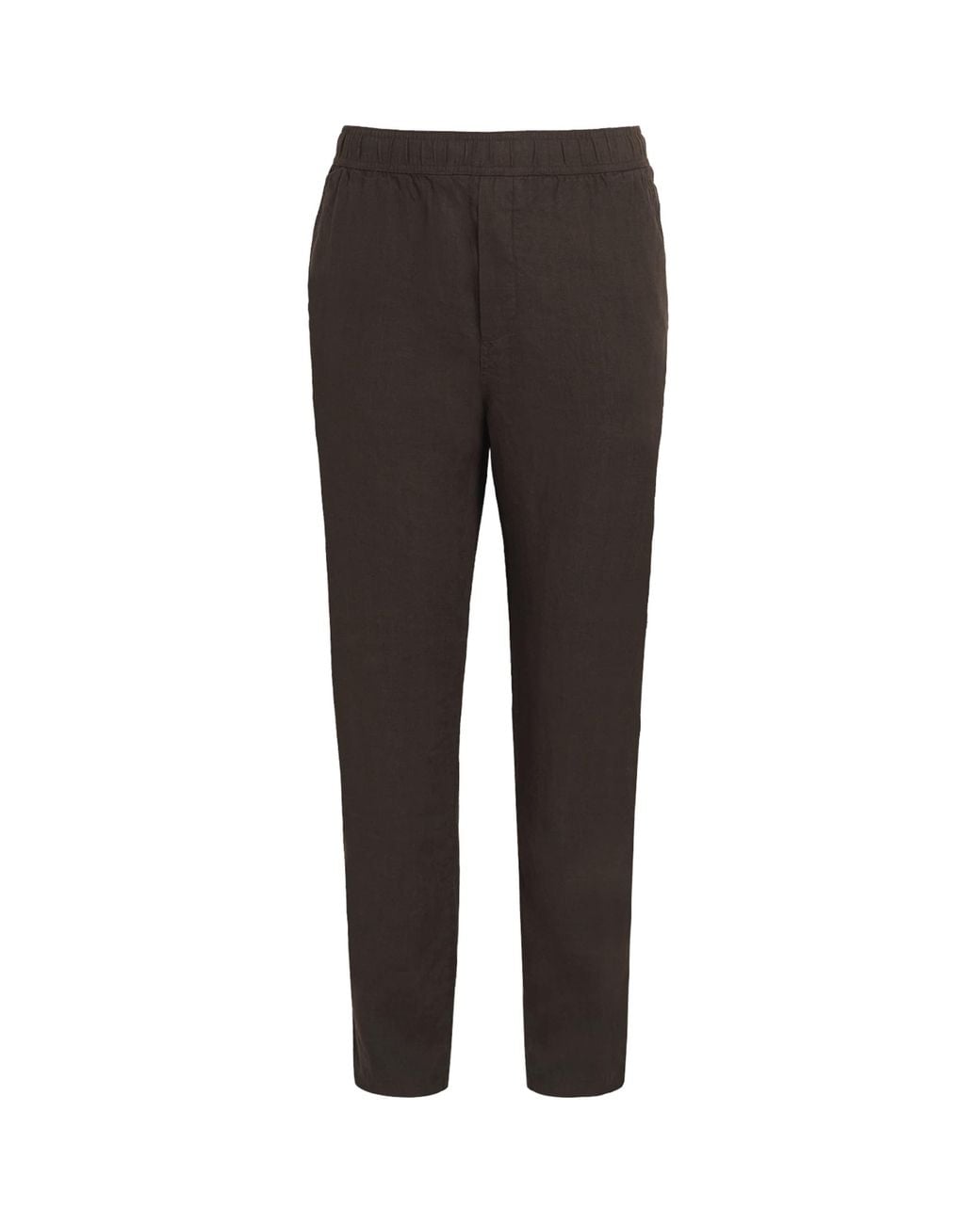 Samsøe & Samsøe Gray Linen Sajabari Straight Trousers for men