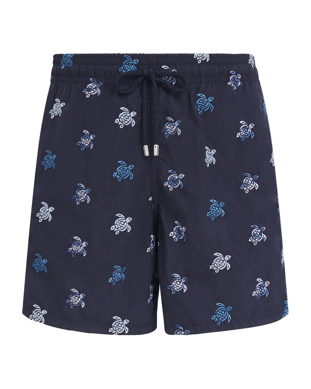 Vilebrequin Blue Embroidered Turtle Swim Shorts for men