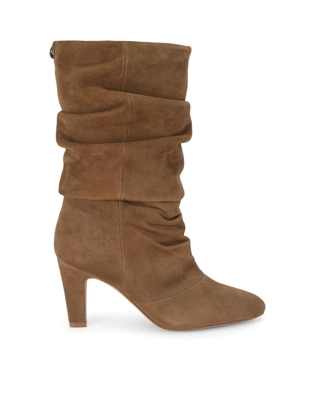 Kurt Geiger Brown Suede Barb Slouch Boots