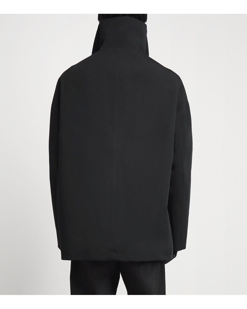 Rick Owens Black Dracucollar Jacket for men