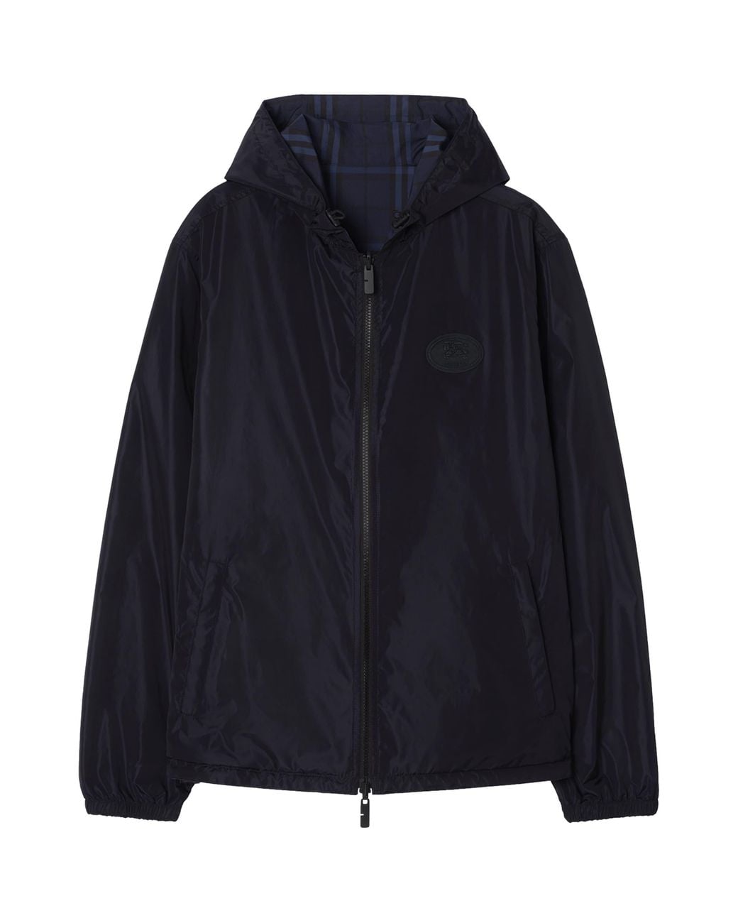 Burberry Blue Reversible Check Jacket for men