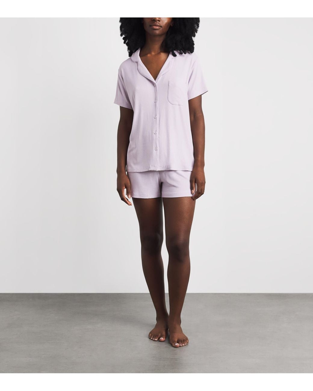 Skims Purple Soft Lounge Short Pyjamas