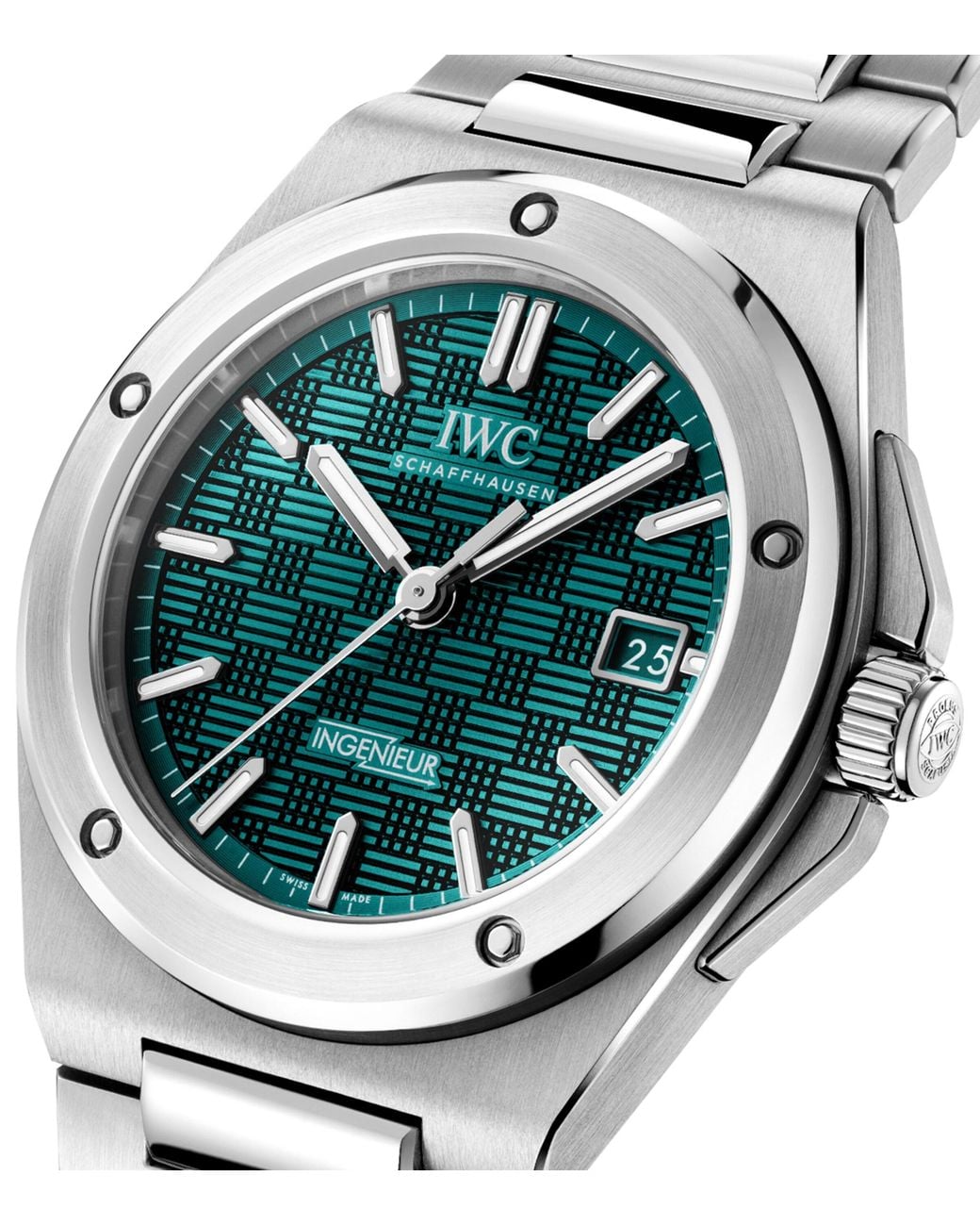 Iwc Gray Stainless Steel Ingenieur Automatic Watch 40mm