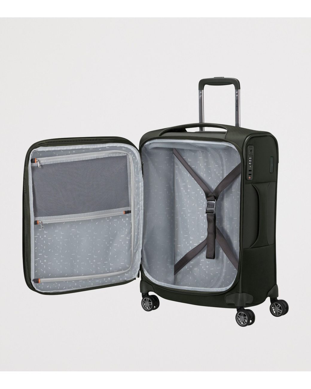 Samsonite Green Expandable Re-Lite Spinner Suitcase