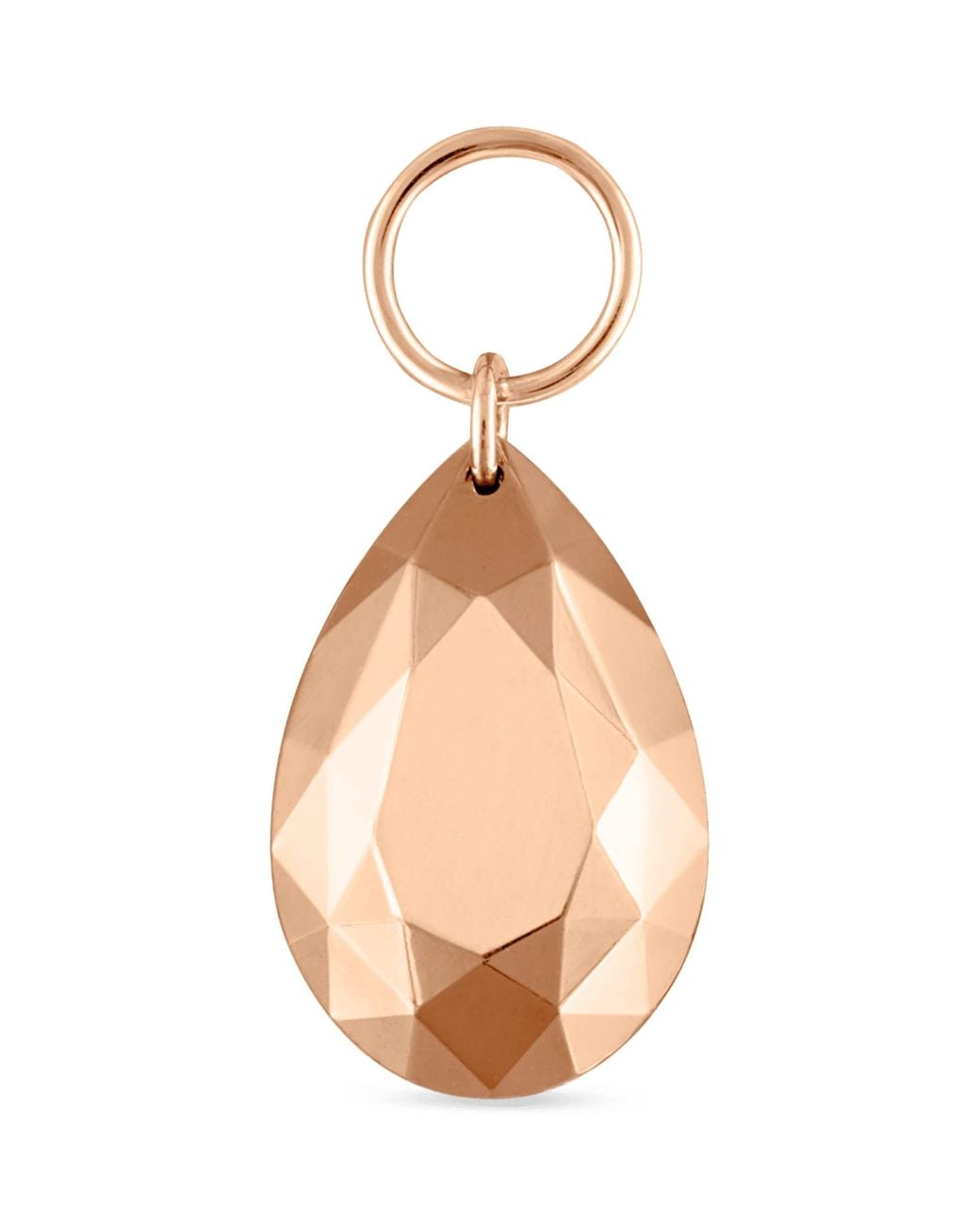 Maria Tash Natural Faceted Pear Single Charm