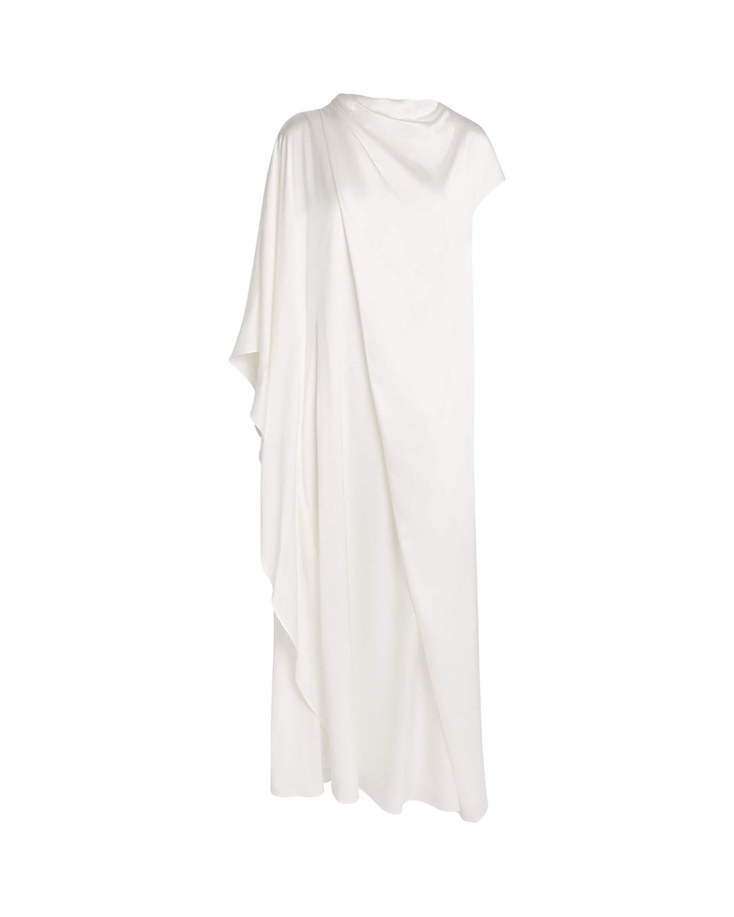 Roksanda White Silk One-Shoulder Hiba Midi Dress