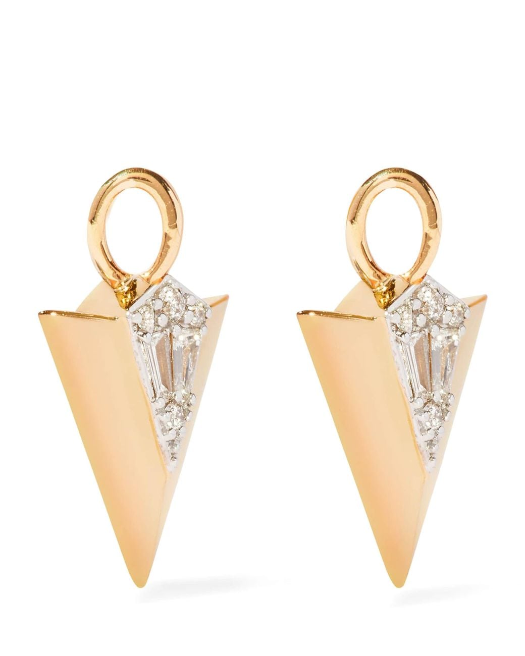 Annoushka Metallic And Diamond Flight Arrow Earring Drops