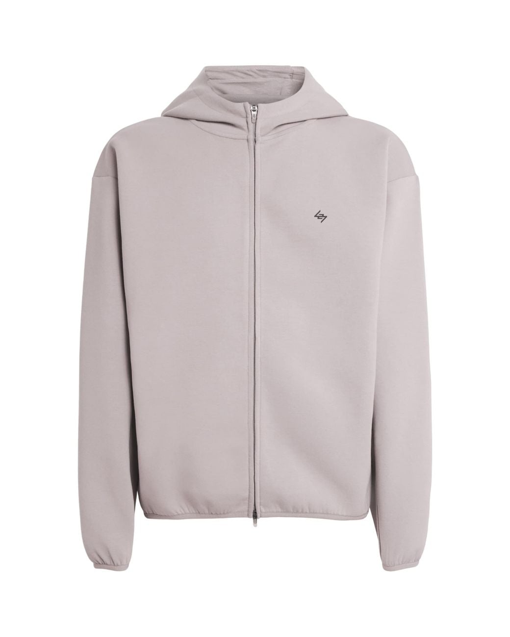 REPRESENT 247 Gray 247 Numbers Zip-Up Hoodie for men