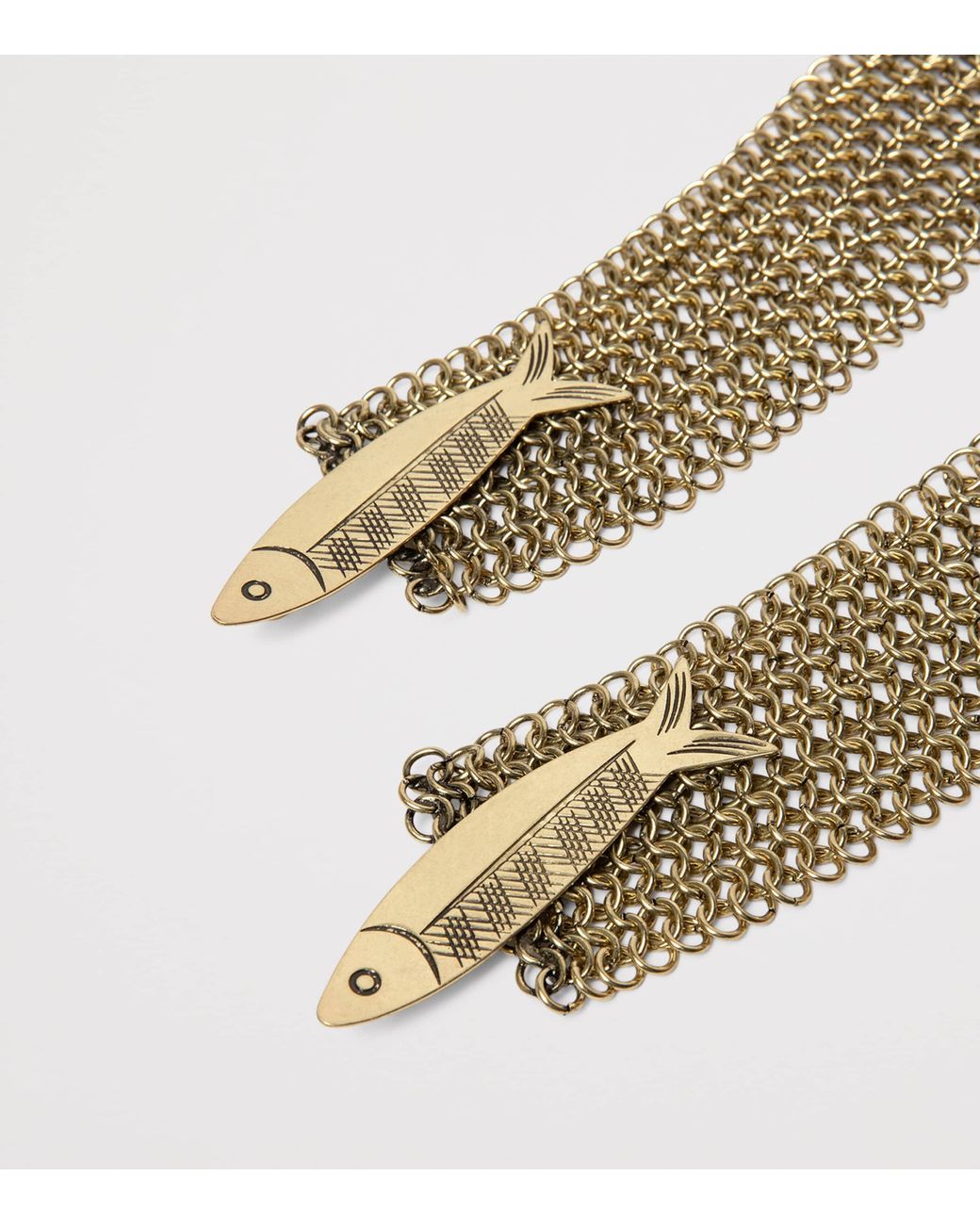 Marina Rinaldi Natural Chain Fish-Detail Belt