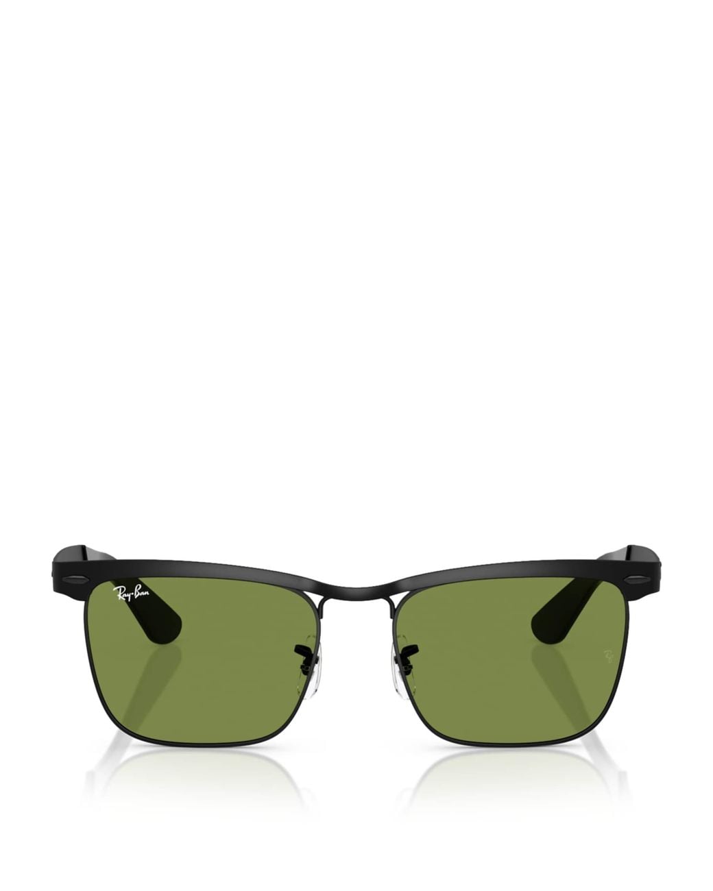 Ray-Ban Green Rb3875 Wayfarer Deluxe Square Sunglasses