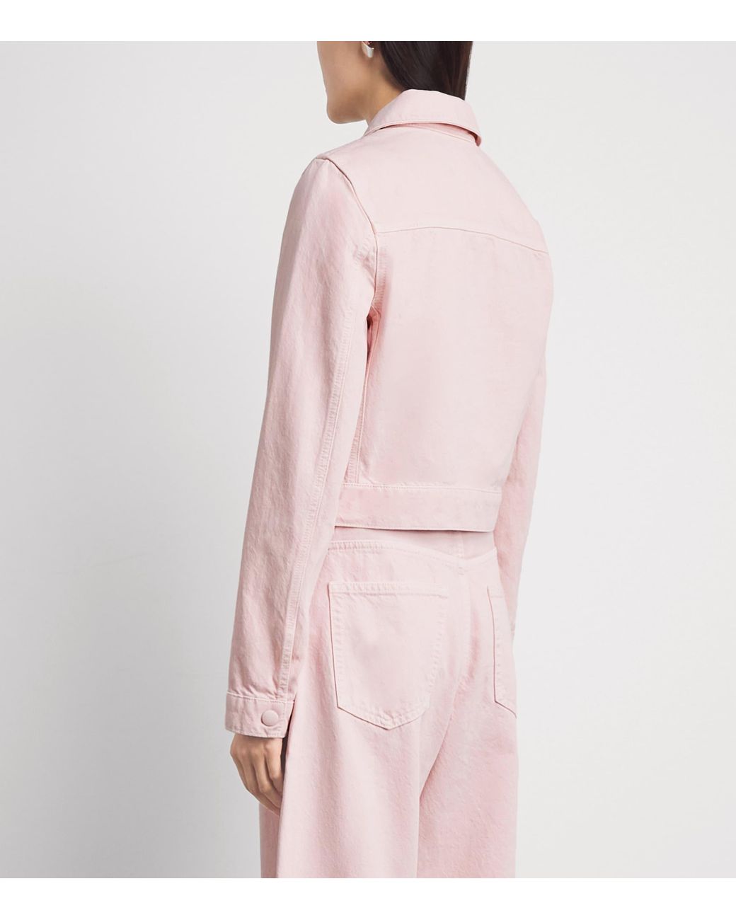 FRAME Pink The Bubble Barrel Jeans