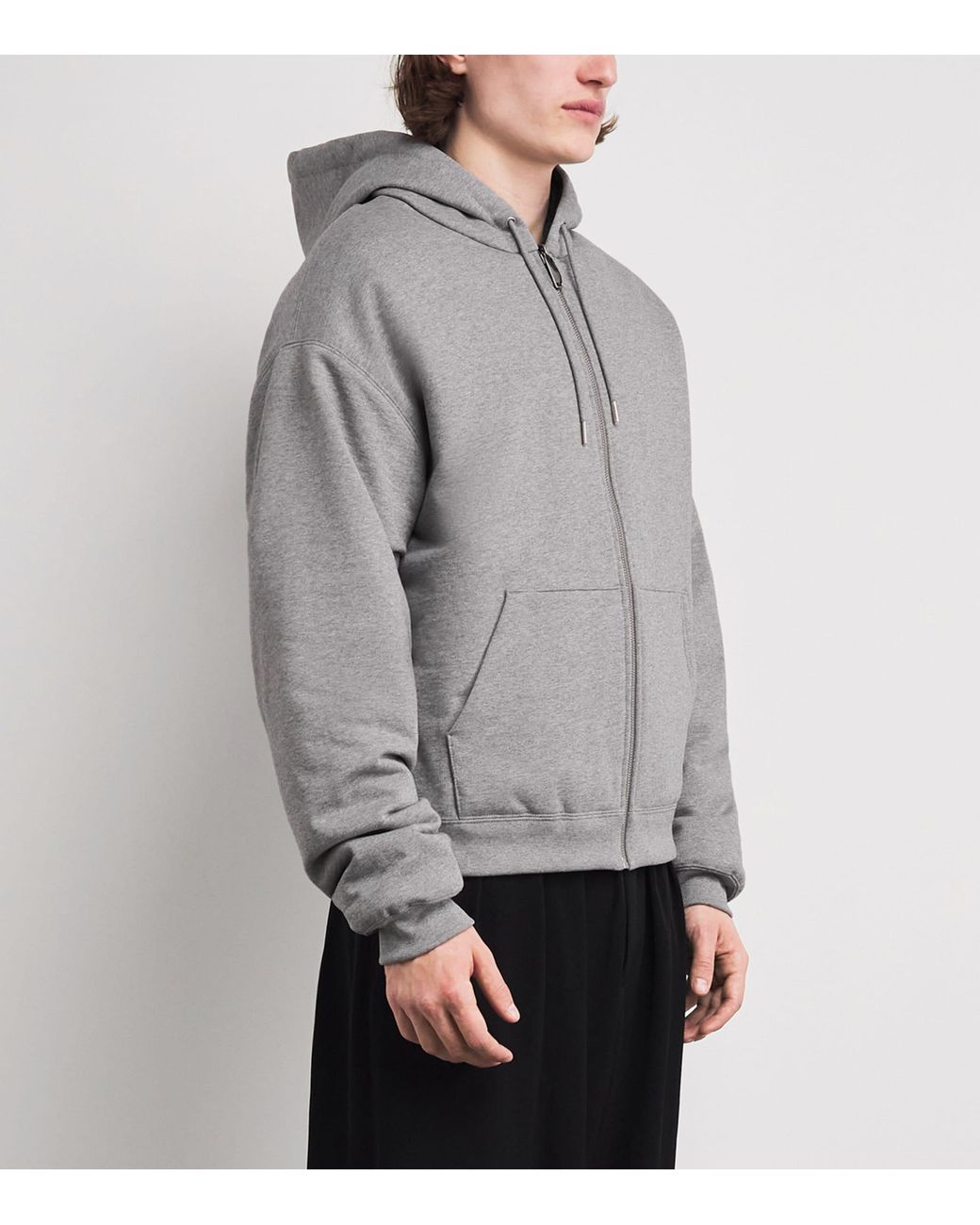 Canada Goose Gray Organic Cotton Reversible Fuse Down Hoodie for men