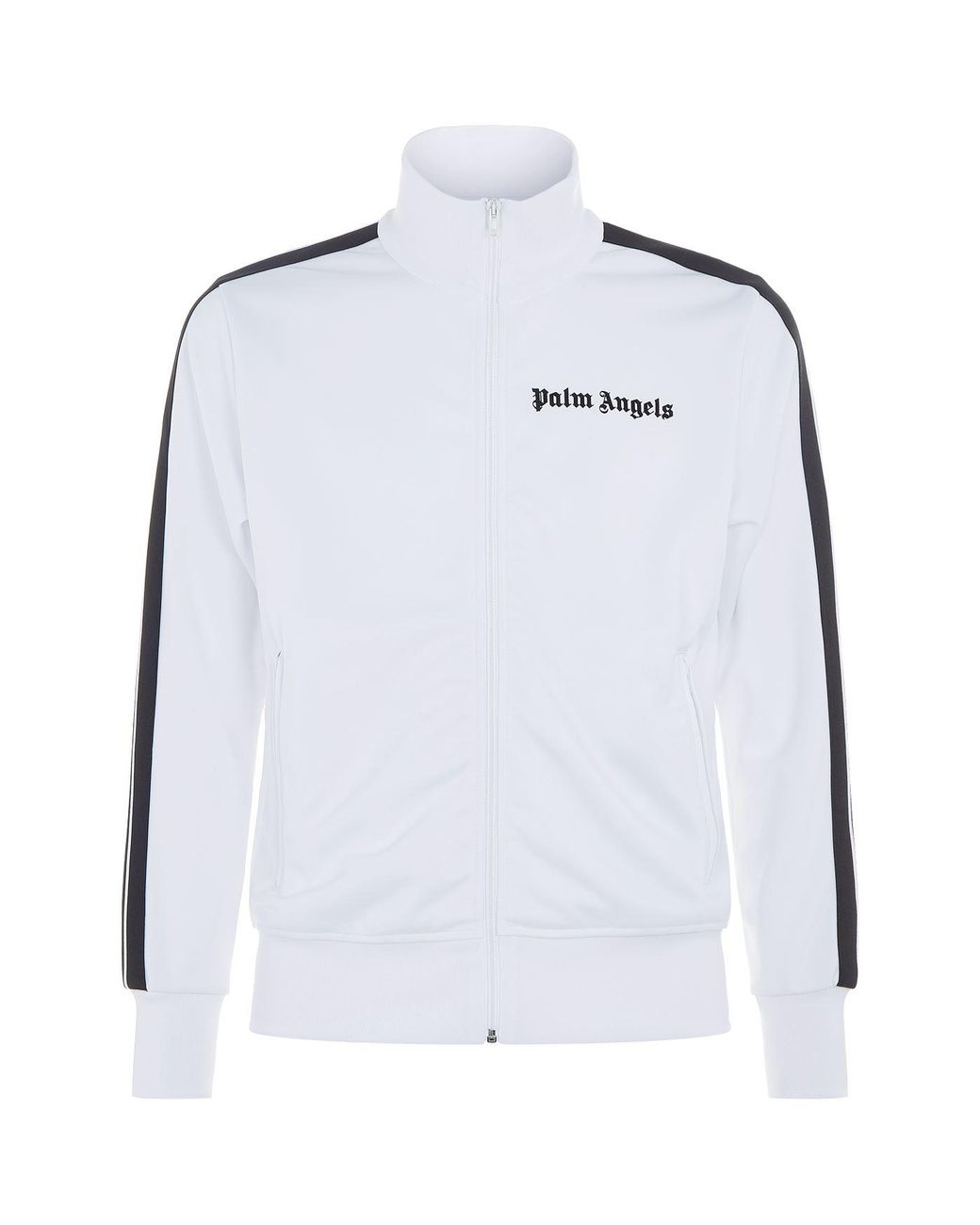 Palm Angels Logo Track Jacket in White for Men