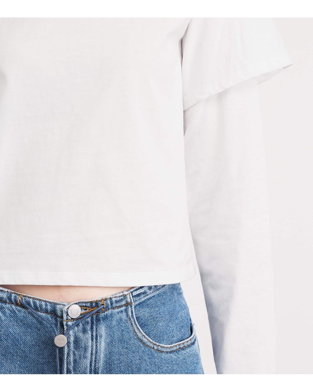 Still Here White Organic Cotton 2Tee T-Shirt