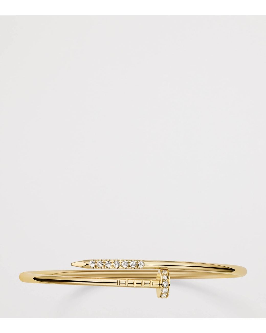 Cartier Metallic Small And Diamond Juste Un Clou Bracelet