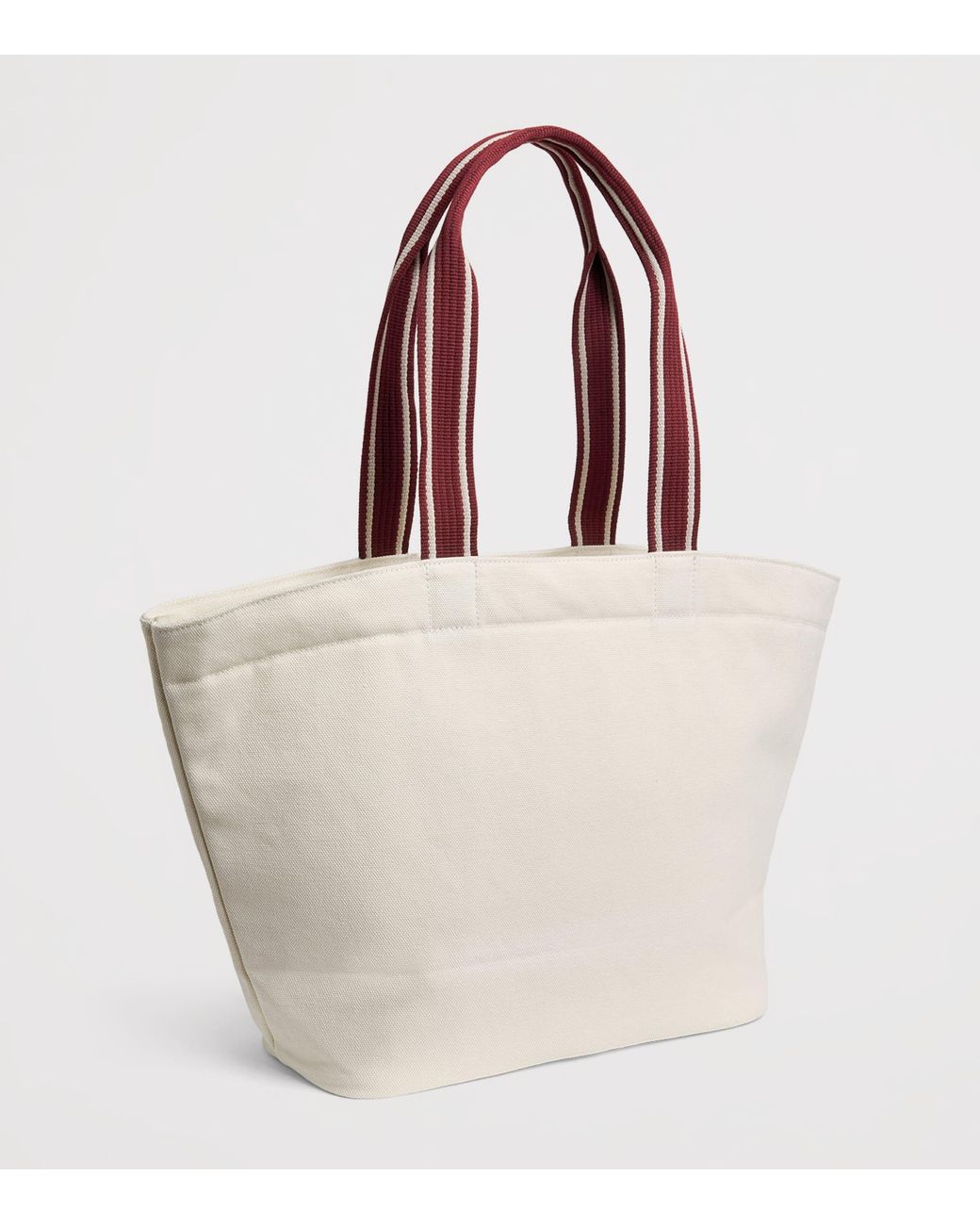Varley White Canvas Robinson Club Tote Bag