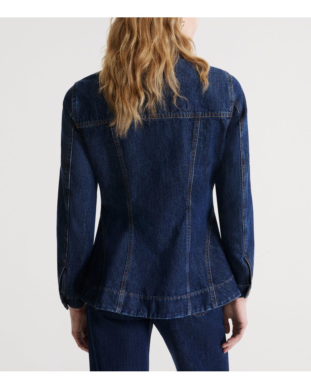 Marella Blue Hourglass Denim Jacket