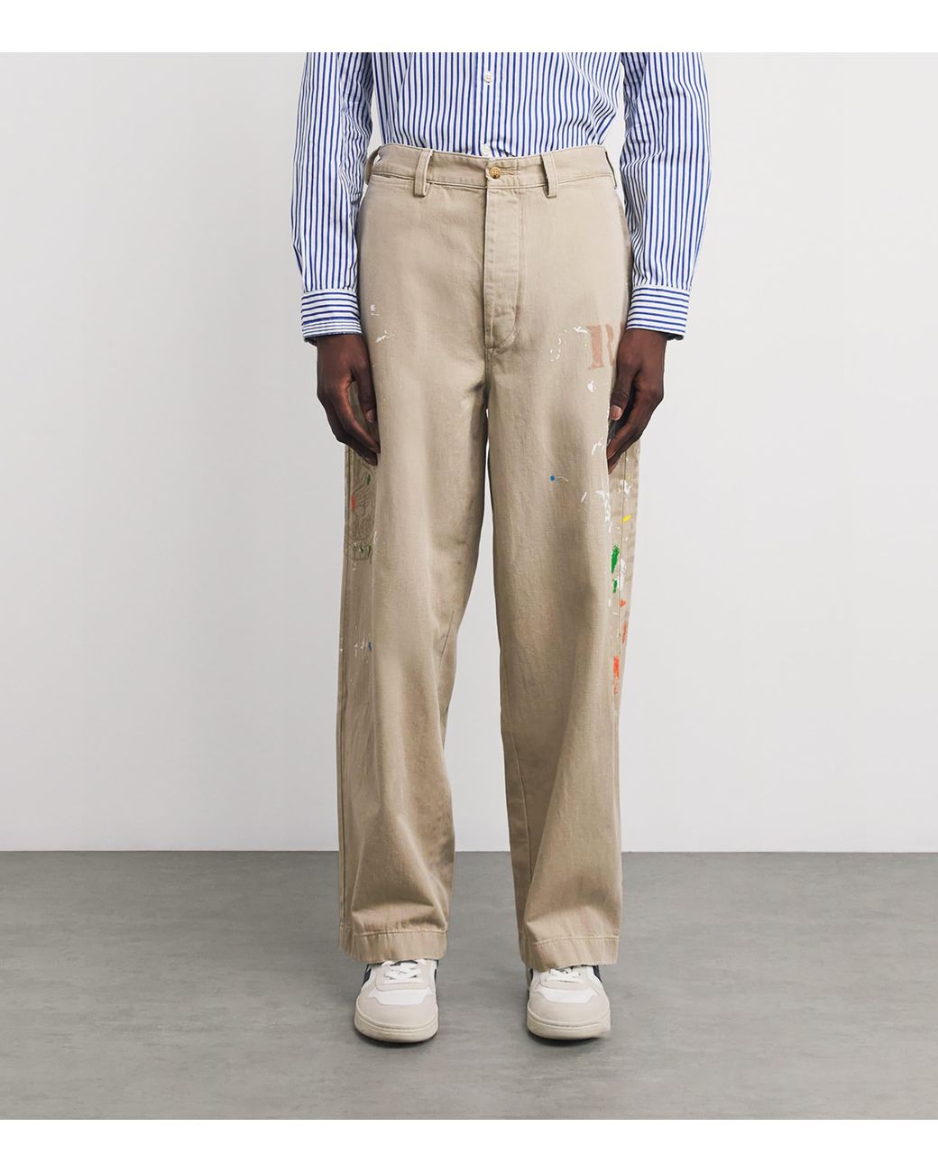 Polo Ralph Lauren Paint Splatter Wide-Leg Trousers in Polo Ralph Lauren Paint Splatter Wide-Leg Trousers in