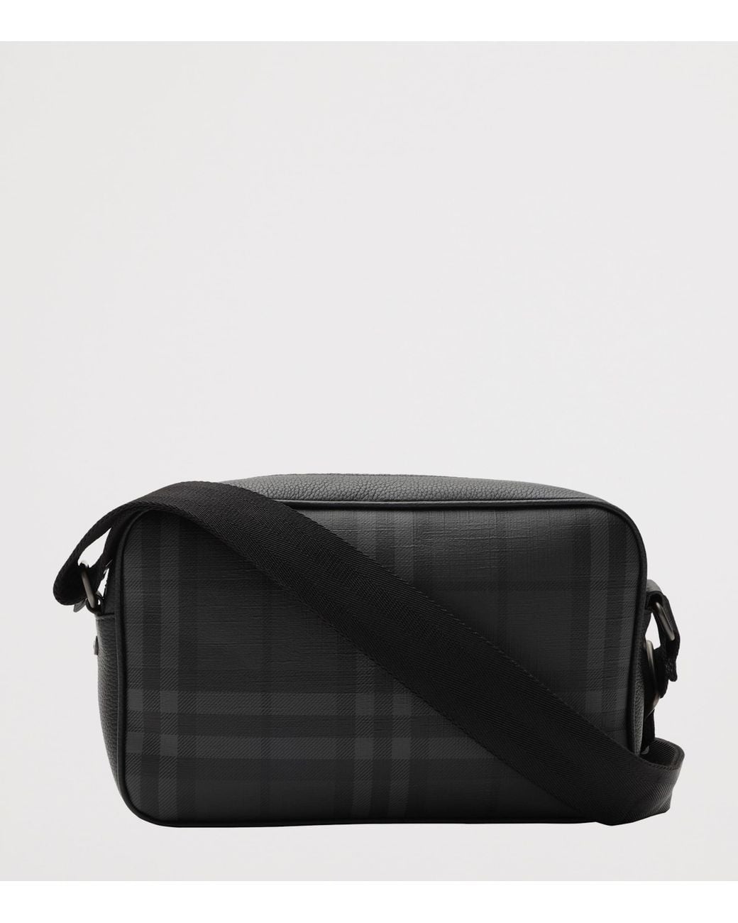 Burberry Black City Check Cross-Body Bag for men