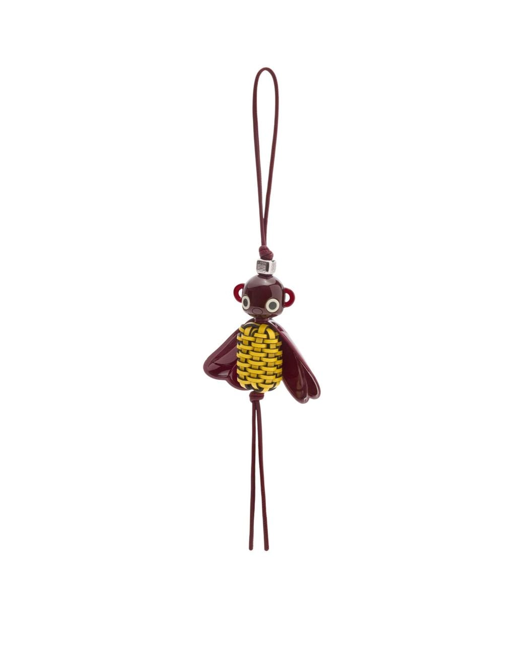 Loewe Metallic Leather-Resin Blombee Charm