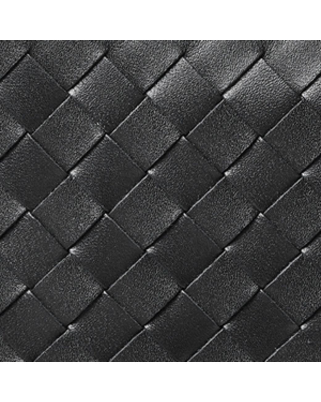 Aspinal Black Leather Slot Weave Camera Bag
