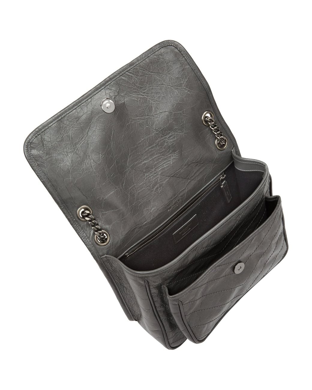 Saint Laurent Gray Medium Niki Shoulder Bag