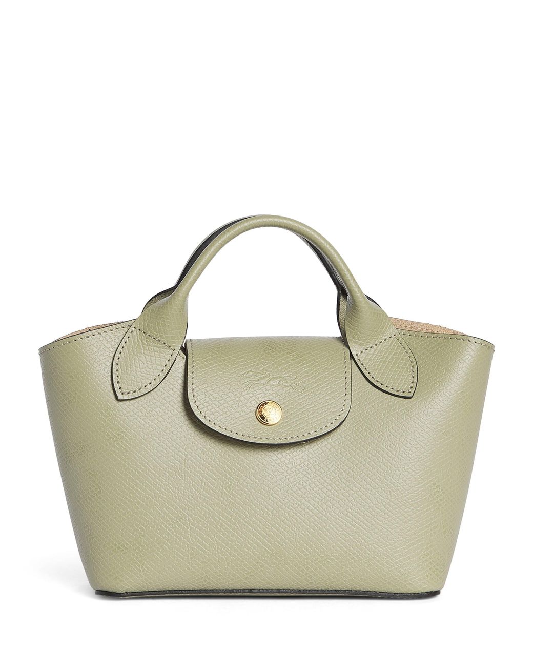 Longchamp Metallic Extra-Small Leather Épure Tote Bag