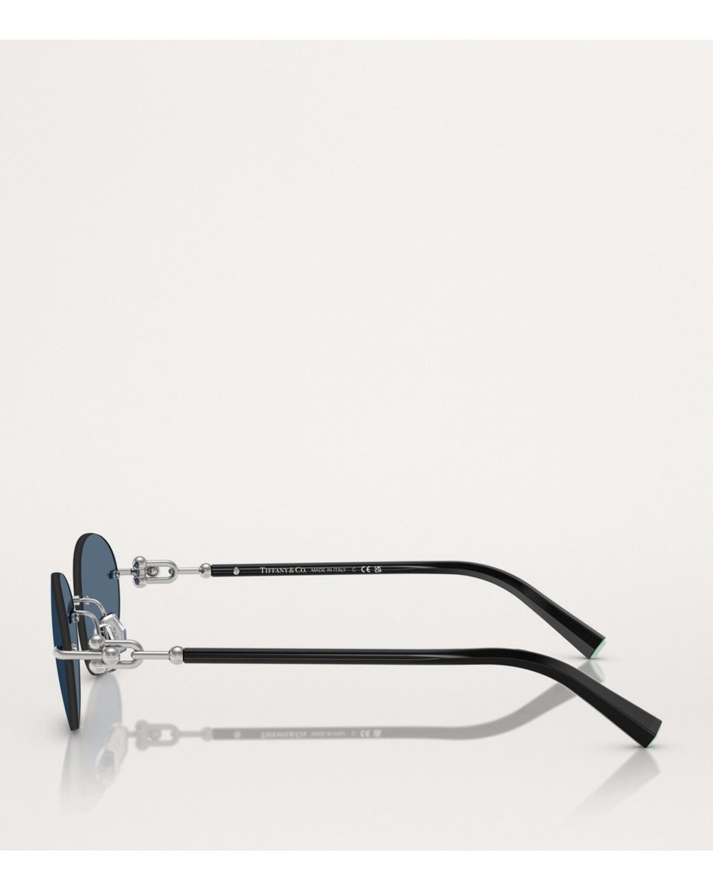 Tiffany & Co Blue Metal Sunglasses