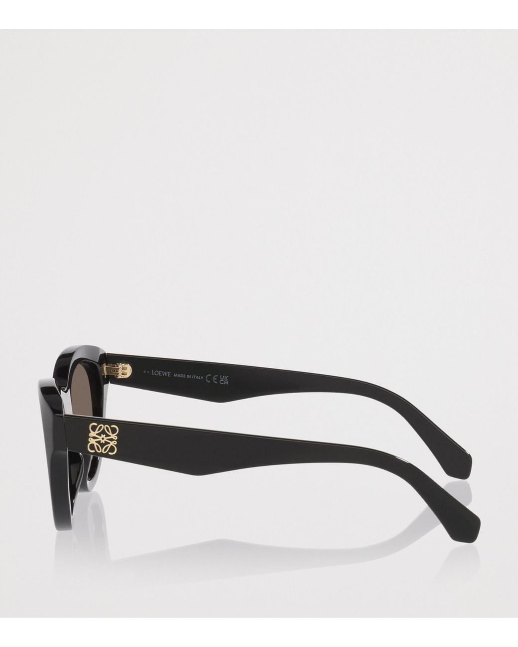 Loewe Brown Mini Anagram Cat Eye Sunglasses