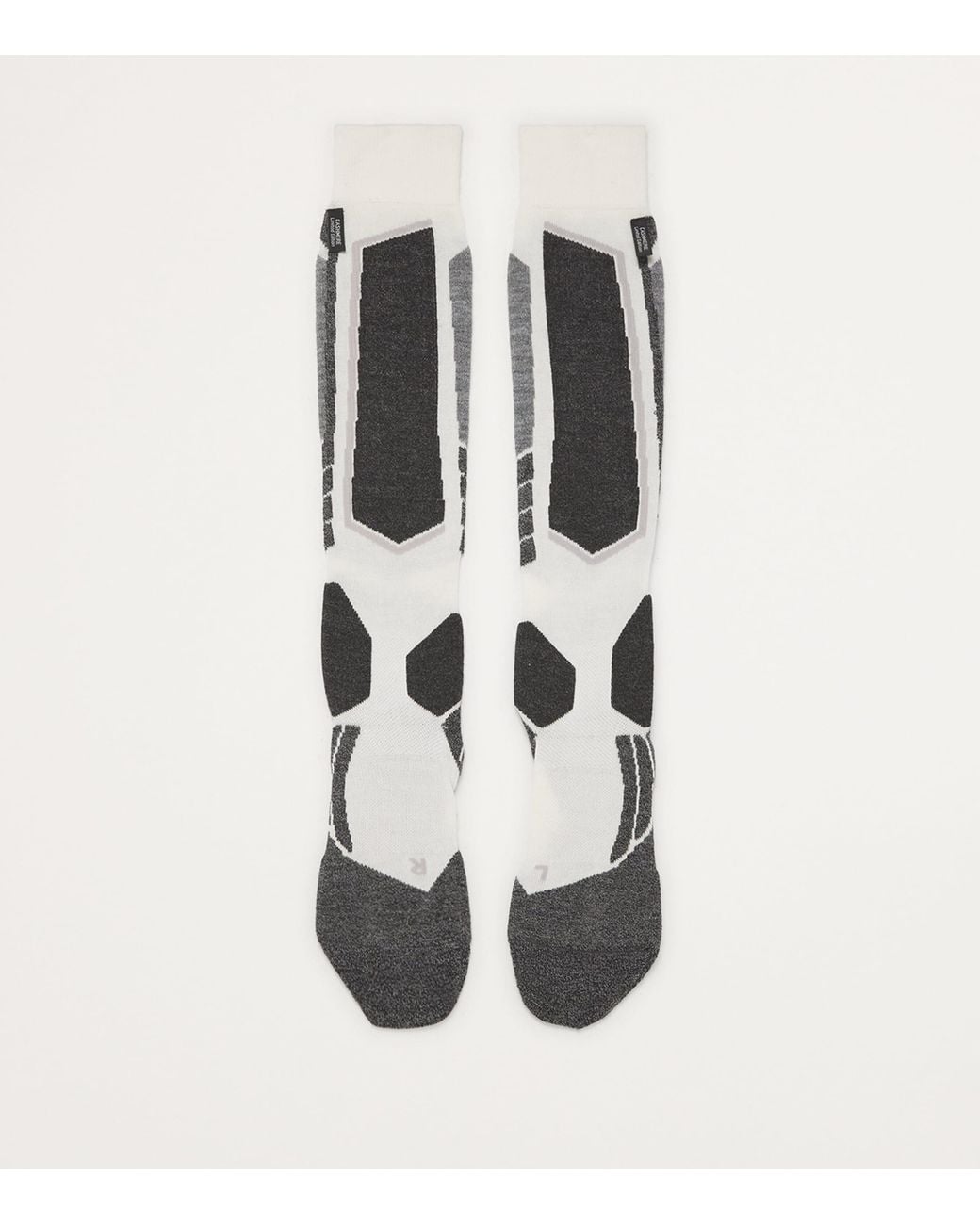 Falke White Cashmere-Blend Sk2 Skiing Socks