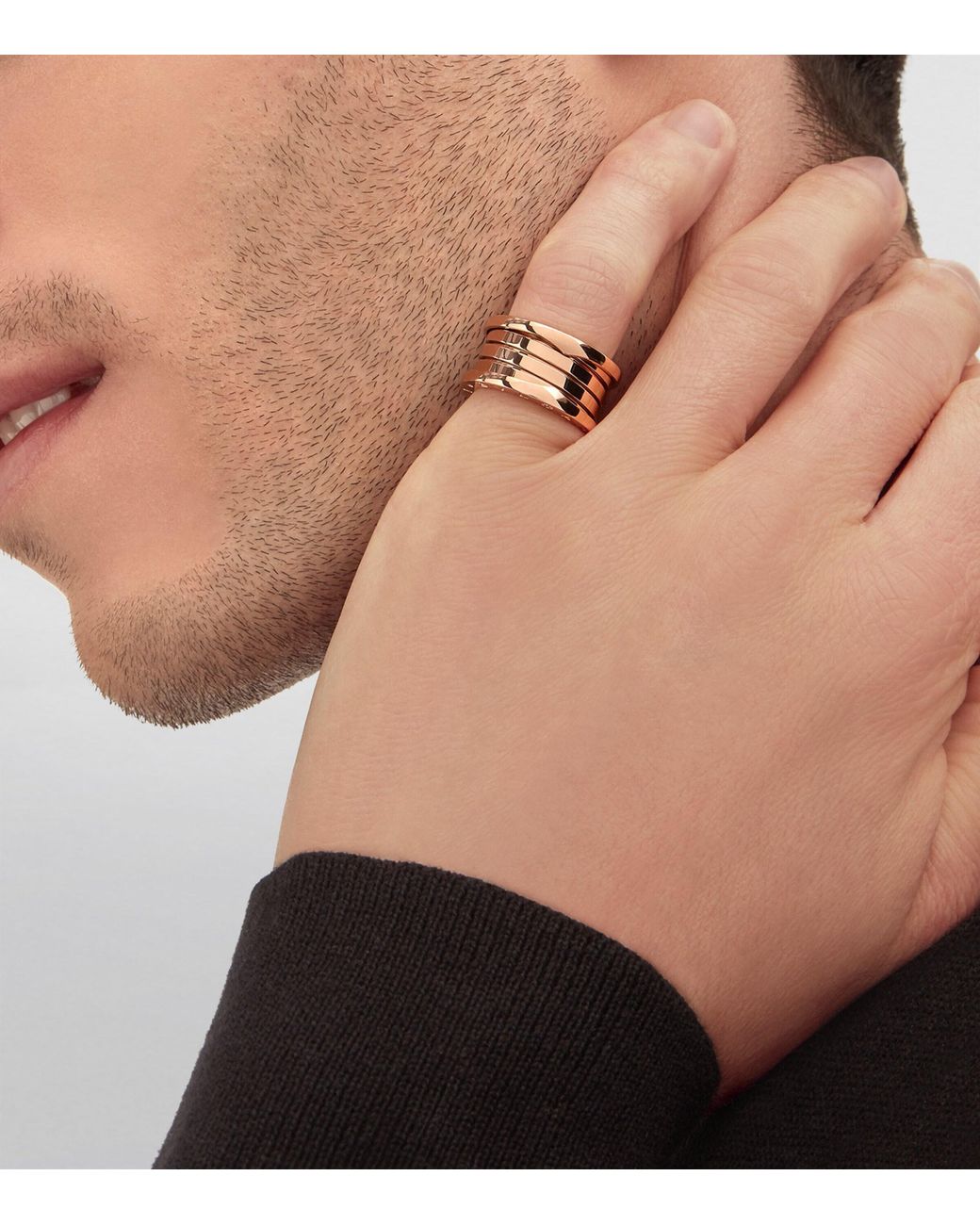 BVLGARI Pink B.Zero1 Ring