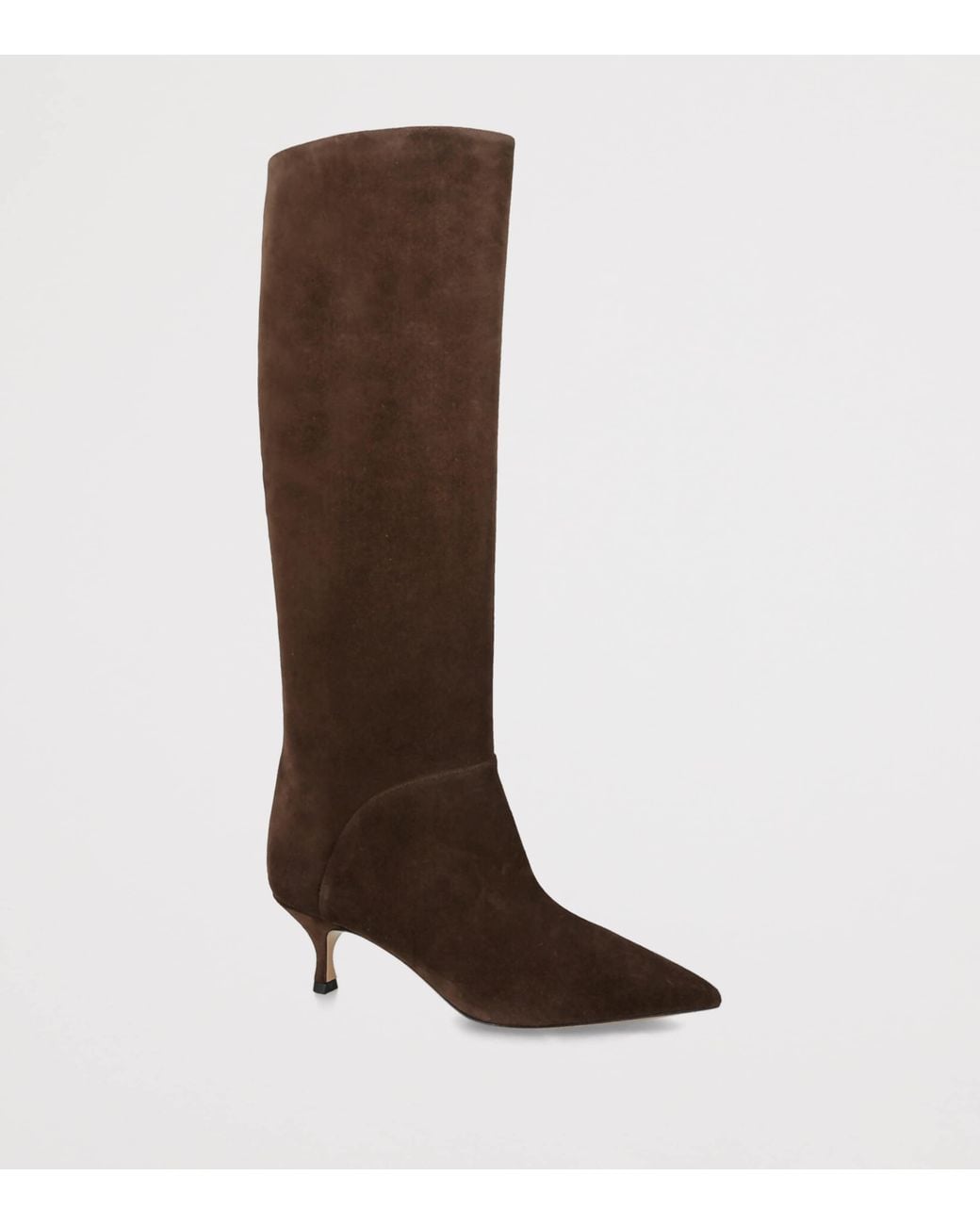 Casadei Brown Suede Julia Renna Iconic Knee-High Boots 50