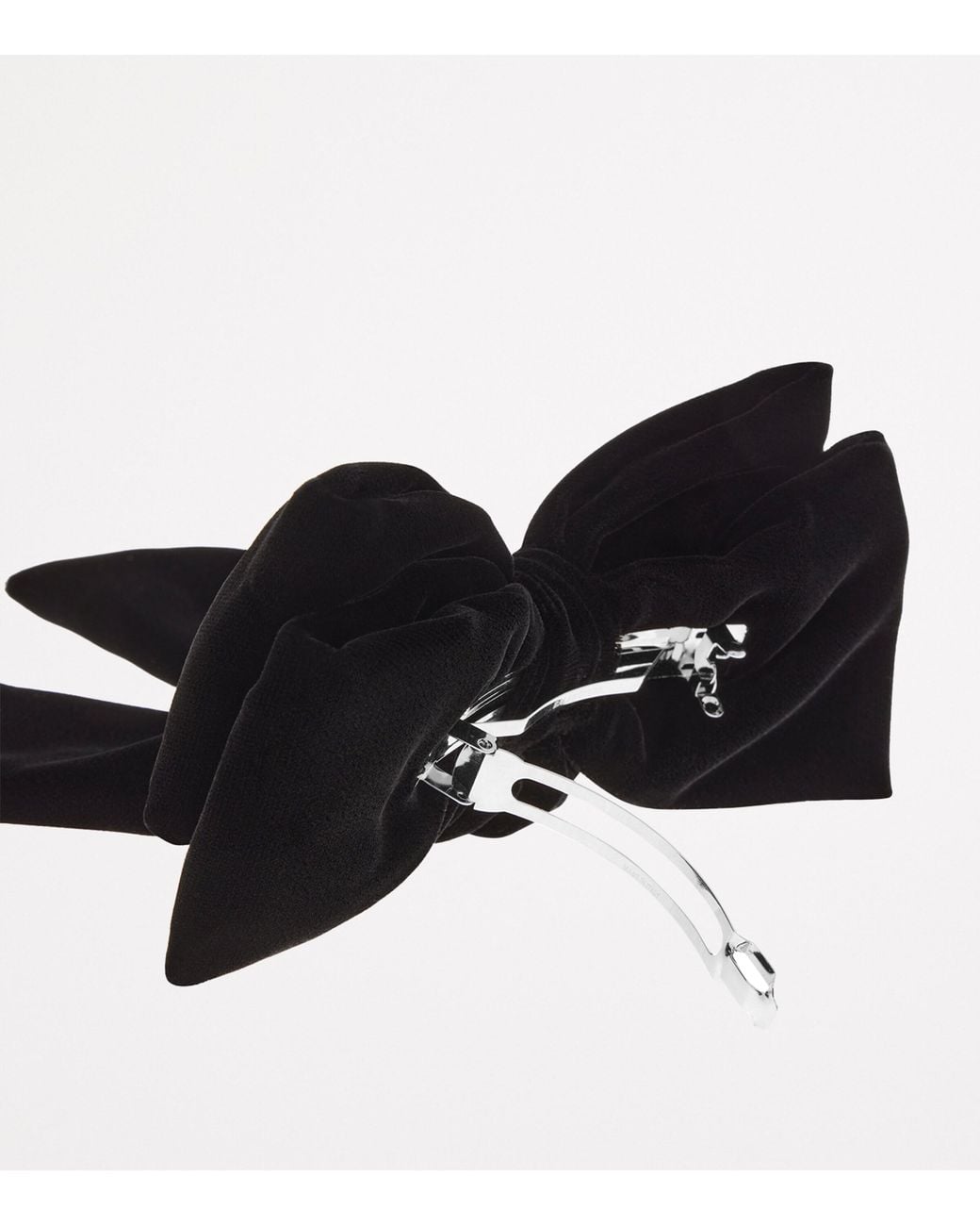 Balenciaga Black Velvet Holli Xxl Hair Bow