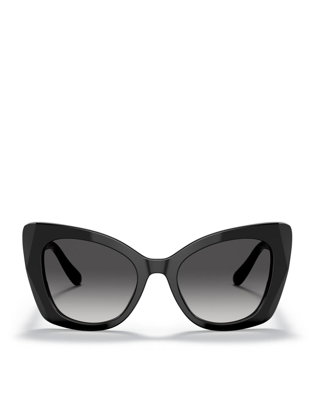 Dolce & Gabbana Black Acetate Cat-Eye Sunglasses
