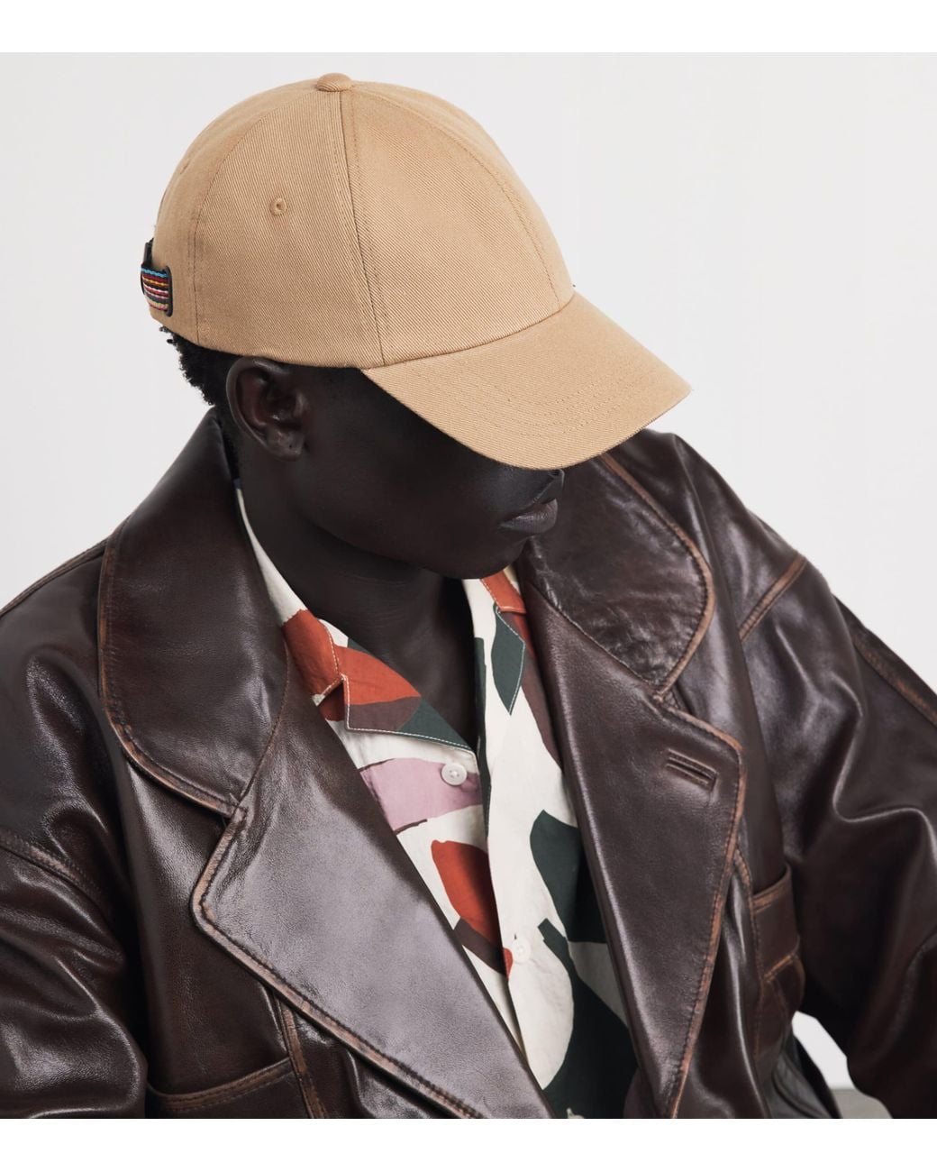 Paul Smith Natural Signature Stripe Baseball Cap for men
