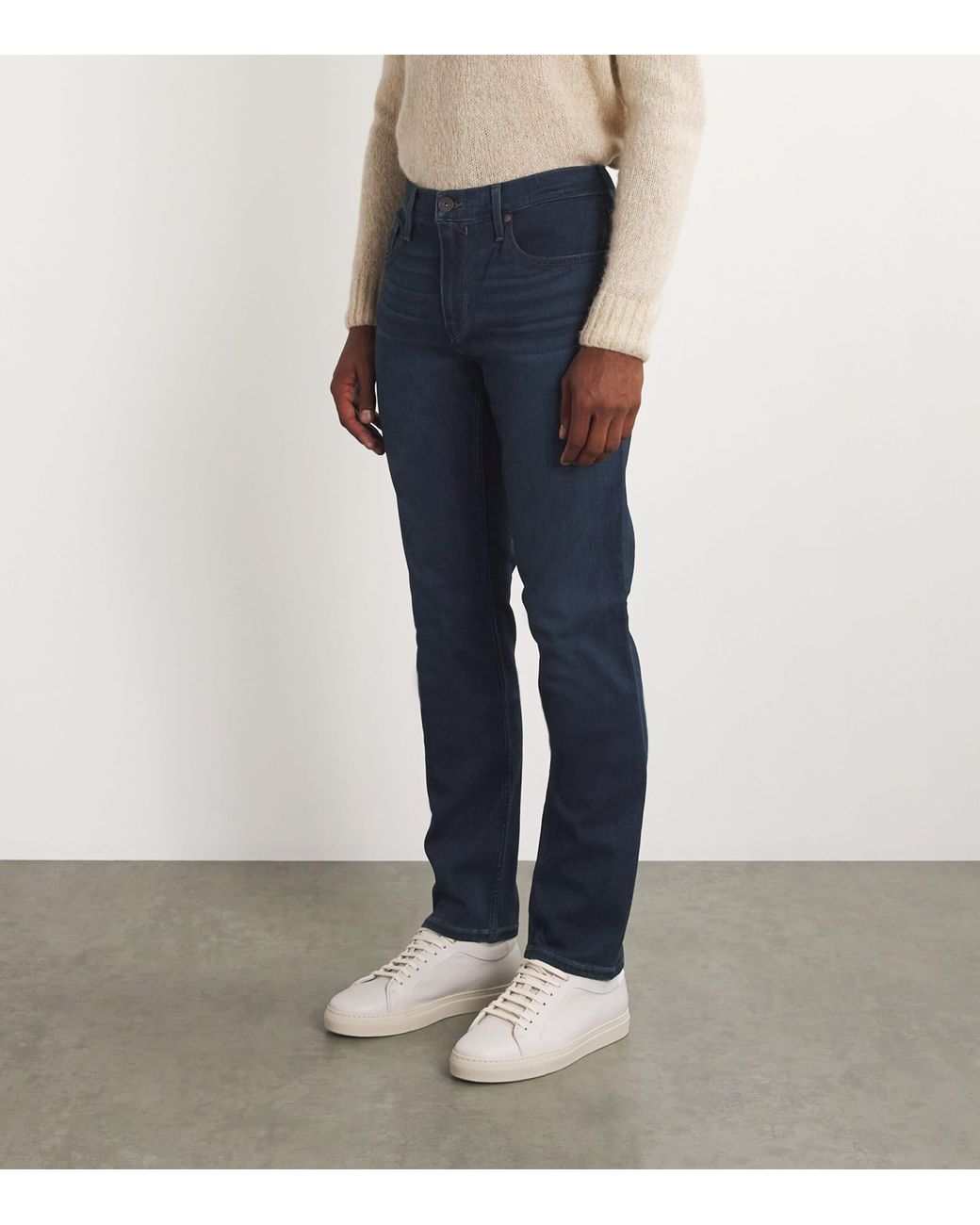 PAIGE Blue Federal Slim-Straight Jeans for men