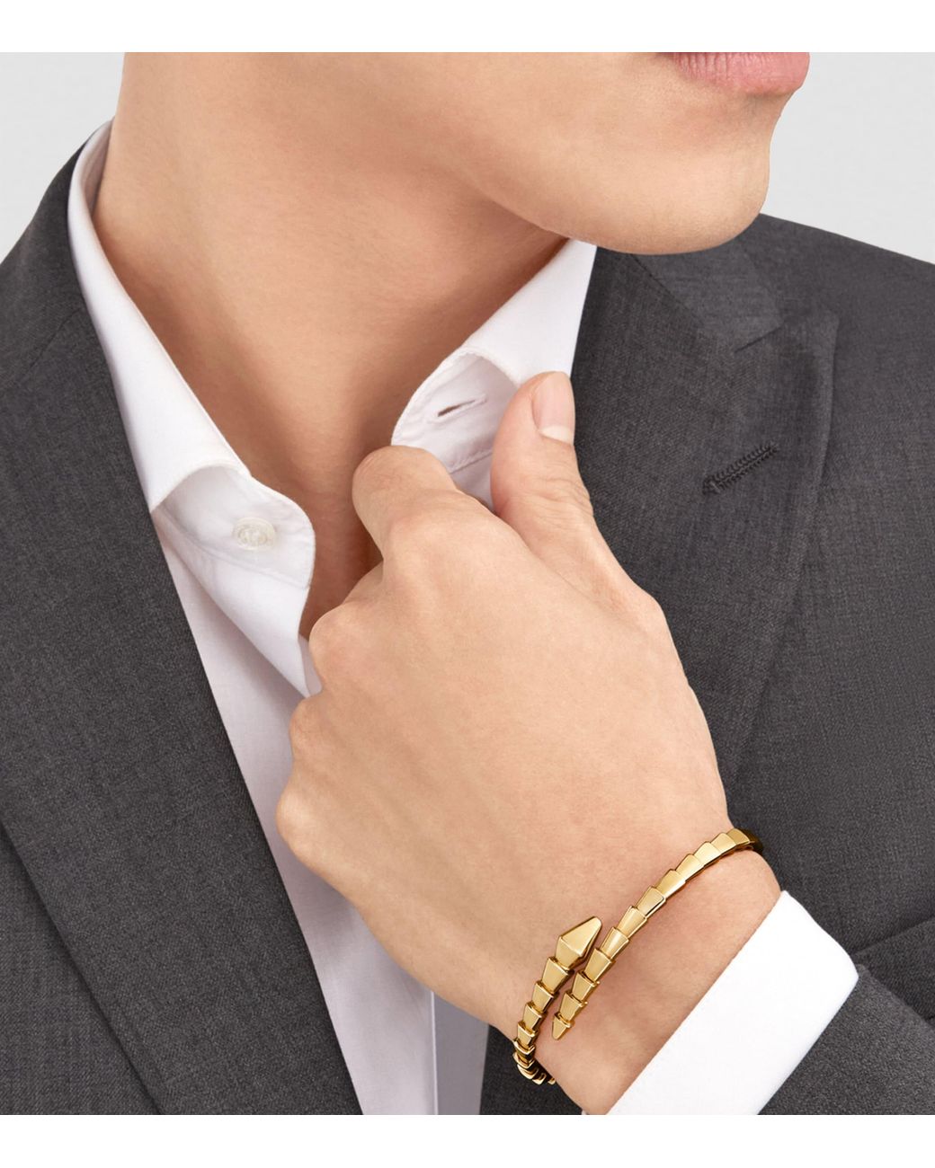 BVLGARI Metallic Serpenti Viper Bracelet
